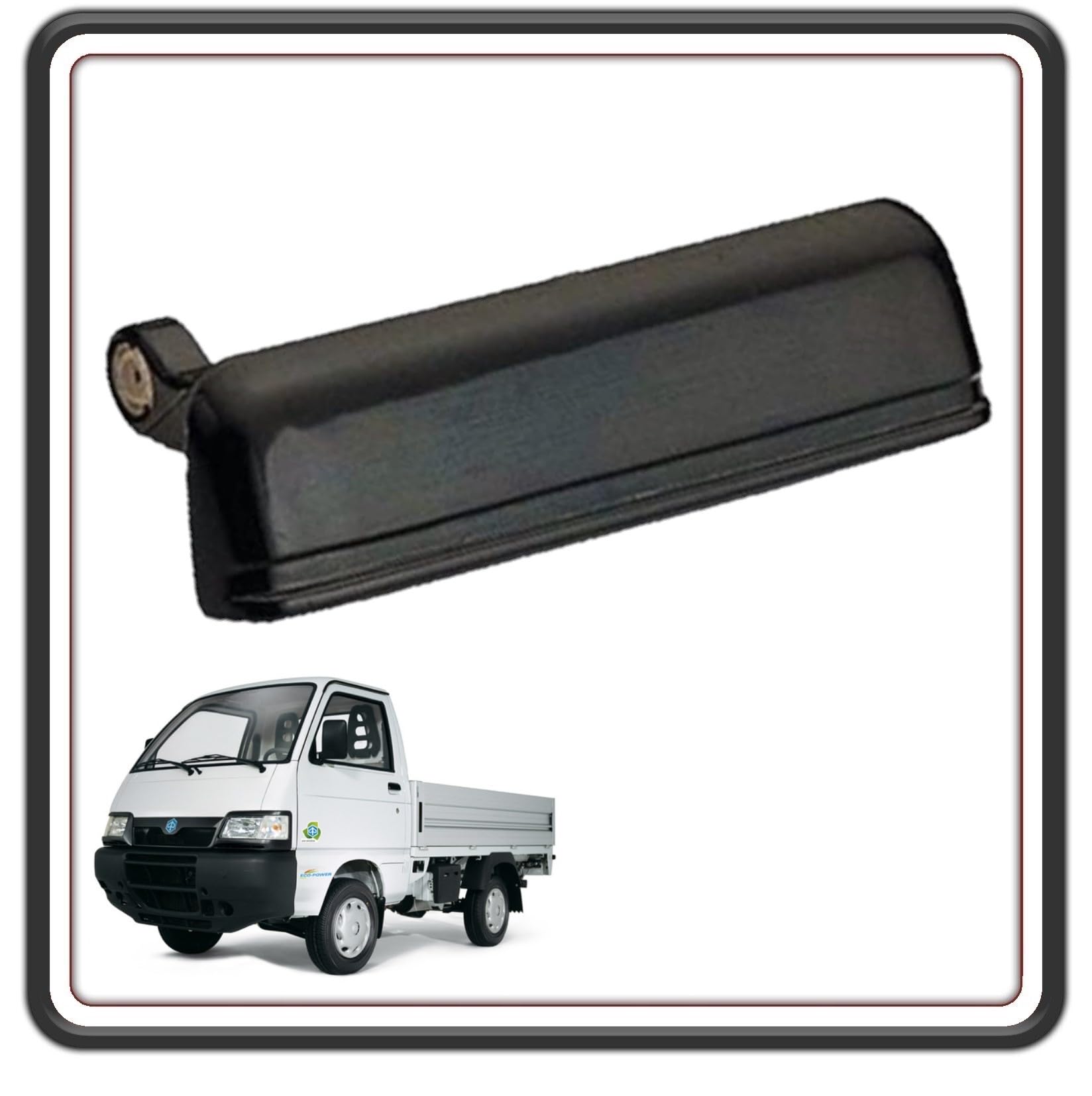 Poignée de porte Piaggio Porter Quargo aluminium conducteur argent poli utilitaire