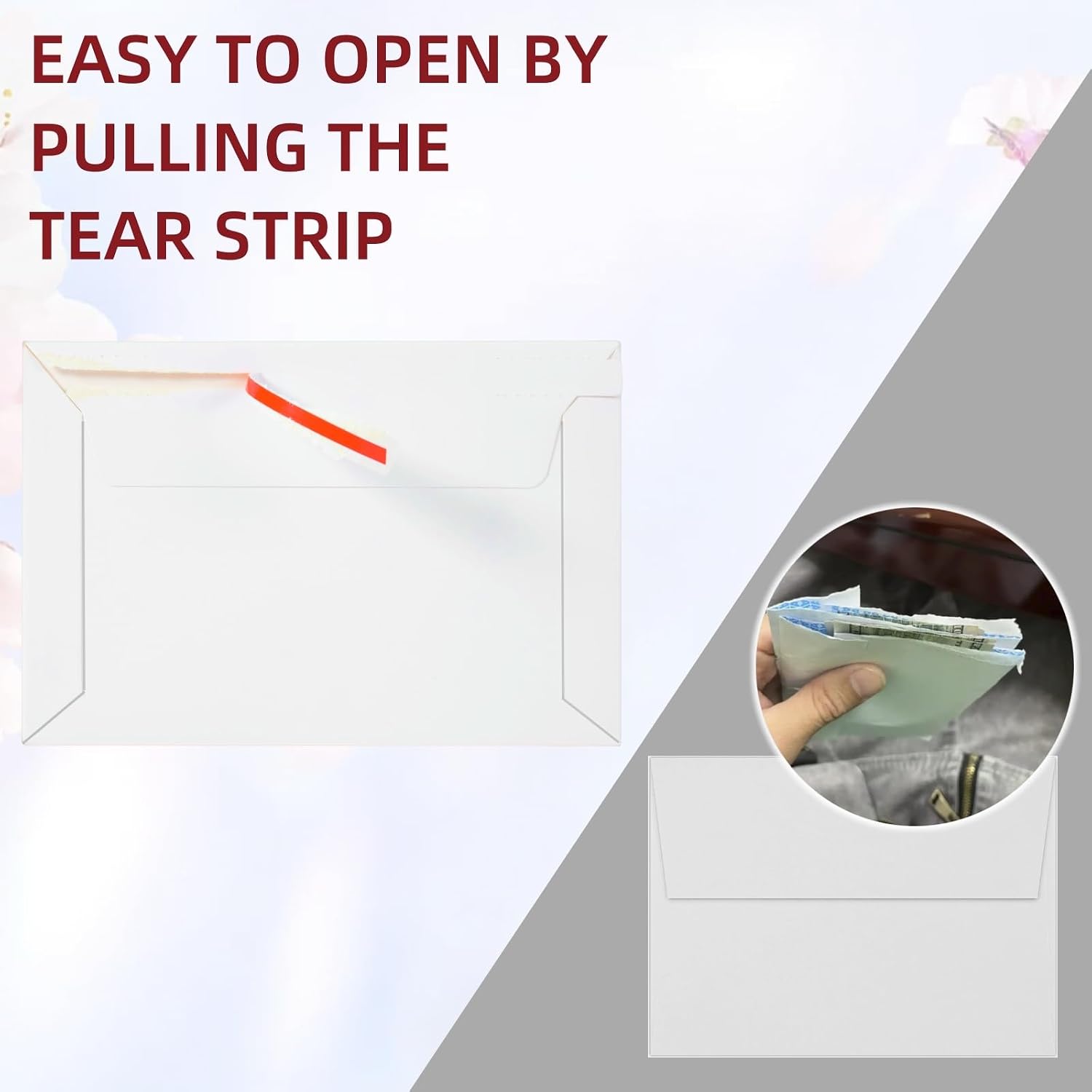 150 Pcs Trading Card Shipping Set for Sports Cards, 50 Pcs 6.4" x 4.4" Envelopes with 100 Pcs 4.5" x 3.5" Hard Protectors
