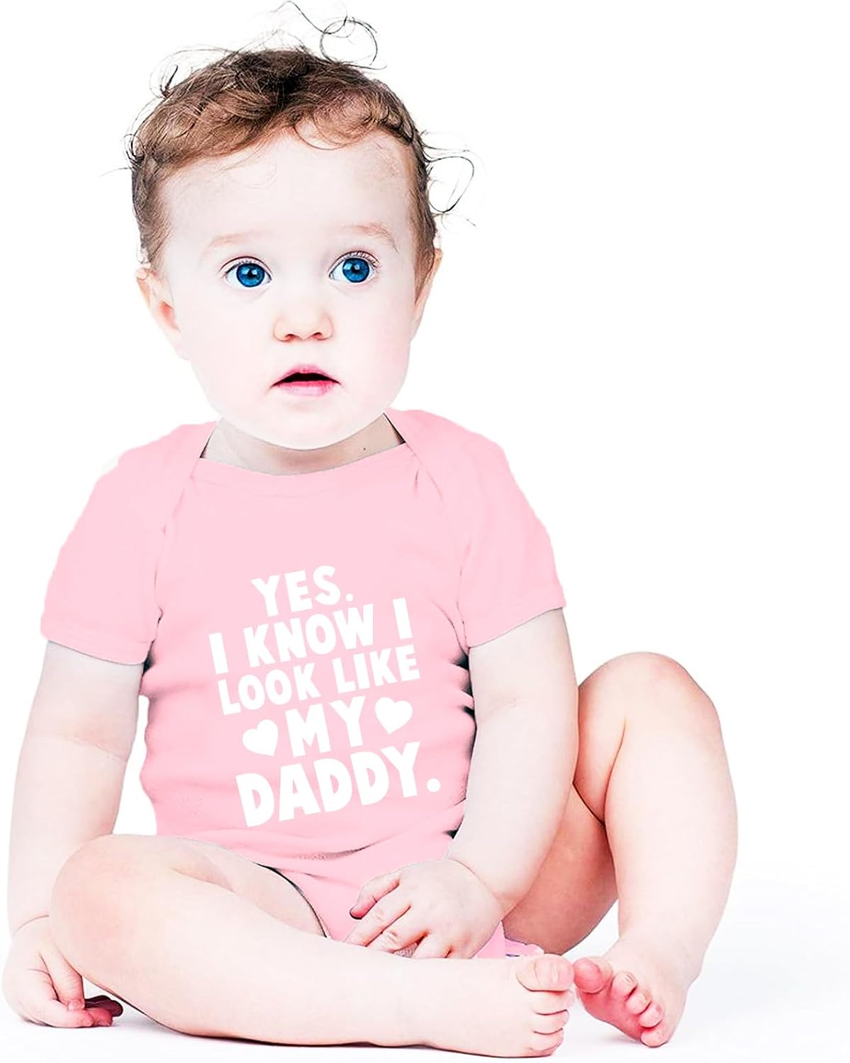 I Love My Daddy Baby Bodysuit Daddys Girls Baby Bodysuit