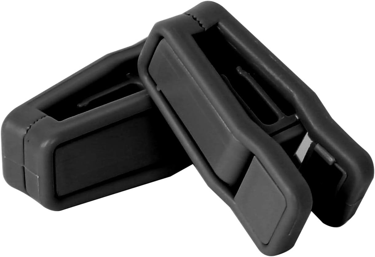 KINJOEK 100 Packs Plastic Finger Clips for Hanger Clothespins Strong Pinch Grip Clips Multi-Purpose for Slim-line Clothes Pants, Black