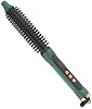 Cepillo térmico mini redondo BANGMENG, barril de 1/2 pulgada para volumen, para hombres y mujeres con cabello corto, fino, rizado o lacio, 12 ajustes de temperatura (1.1" con cerdas) 1