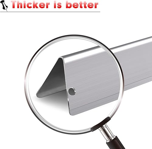 Miniatura 9 de Cozilar Barras aromatizantes para parrilla Weber Genesis II E-410, S-410, LX E-440, S-440, Weber Genesis 2 66041, 66033, 66796, piezas de repuesto