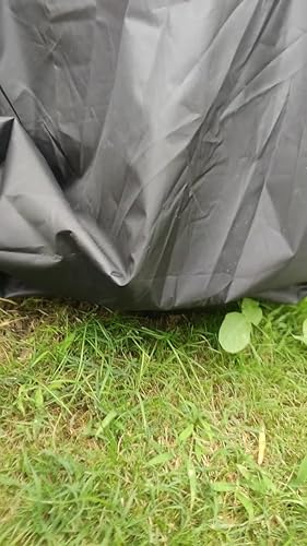 Housse Tondeuse à Gazon 210D Imperméable - Protection UV, Résistante Au Vent, Pour Tondeuses 42-60 Pouces