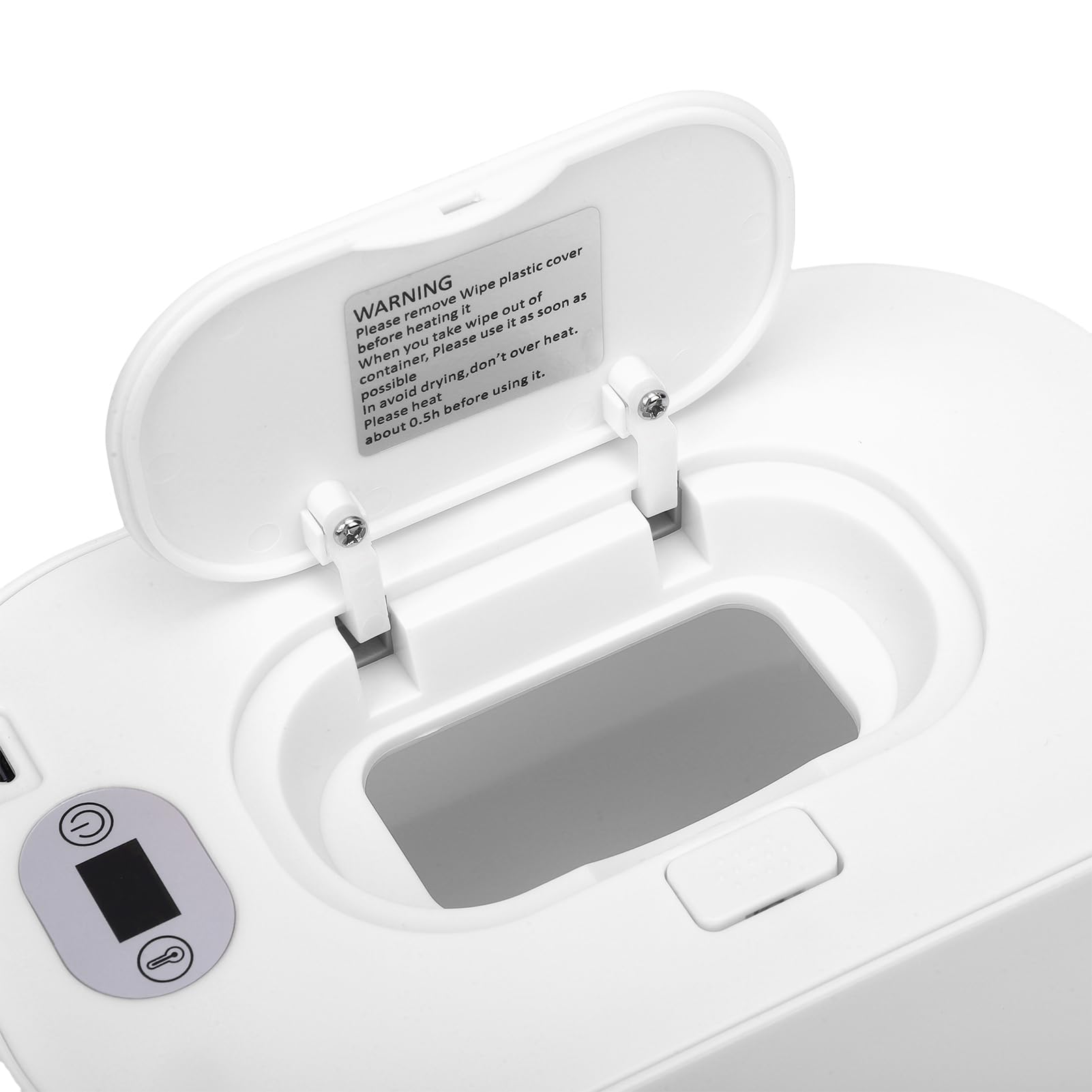 Chauffe-Lingettes pour bébé, Distributeur Portable de Lingettes Humides pour bébé à Chauffage Rapide, Chauffe-serviettes Humides USB pour nouveau-né pour Maison, (Réglage de la température