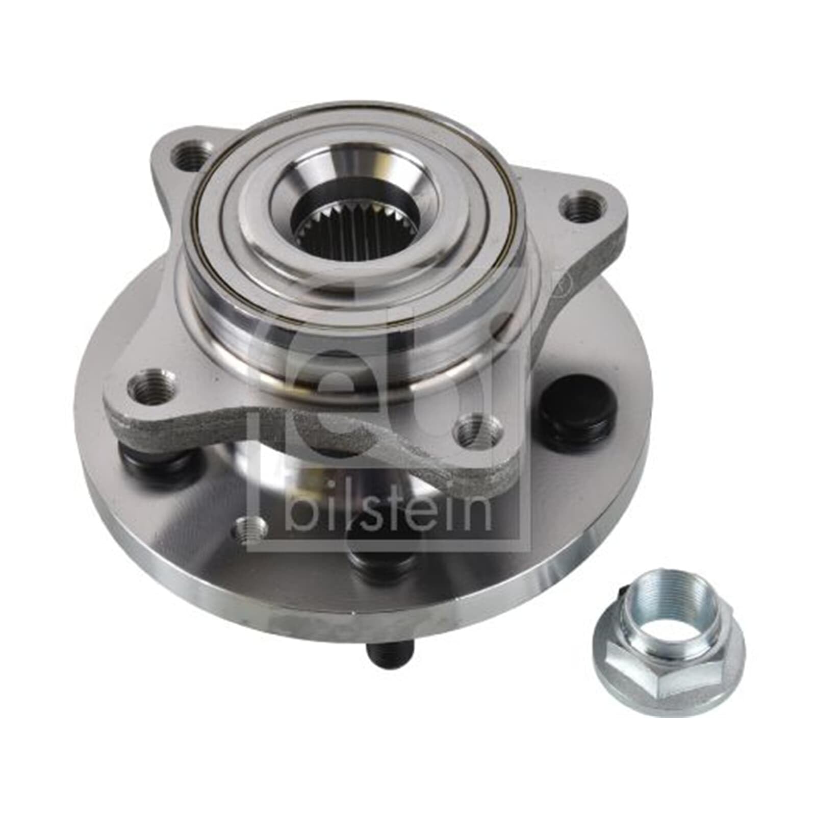 Febi bilstein Juego de cojinete de rueda 172450 Eje delantero, izquierda, Eje delantero, derecha 33mm Diámetro exterior: 89mm Rodamiento de rodillos cónicos Rodamiento integrado en buje de rueda, con