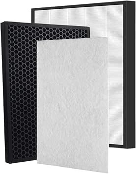 Replacement HEPA Carbon Filter, Compatible With Samsung, Air Purifier CFX-G100 EU AX3300 AX40R3030WM EU And AX3300 AX34R3020WW EU