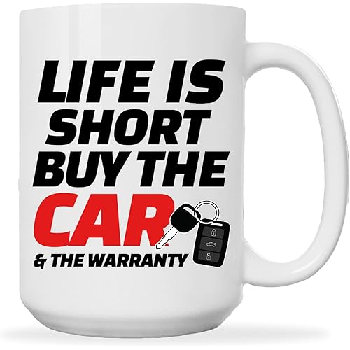 Car Salesman Coffee Mug 15oz White -Lfe - Gifts For Car Salesman Loan Officer Realtor Agent