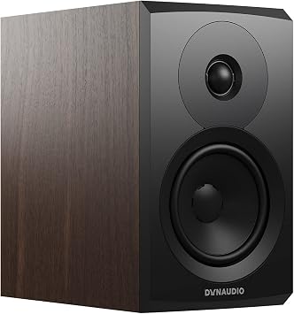 Dynaudio Emit 10 Compact Bookshelf Speaker - Pair (Walnut Wood)