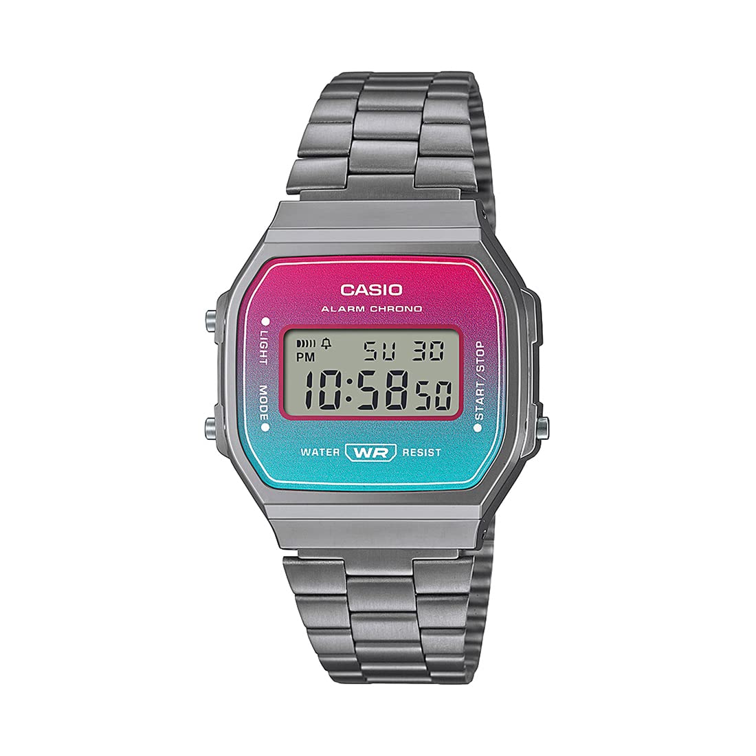 Casio Vintage Digital Multicolor Dial Unisex A168WERB-2ADF (D285) (B0BJ6XH1WD) Amazon Price History, Amazon Price Tracker