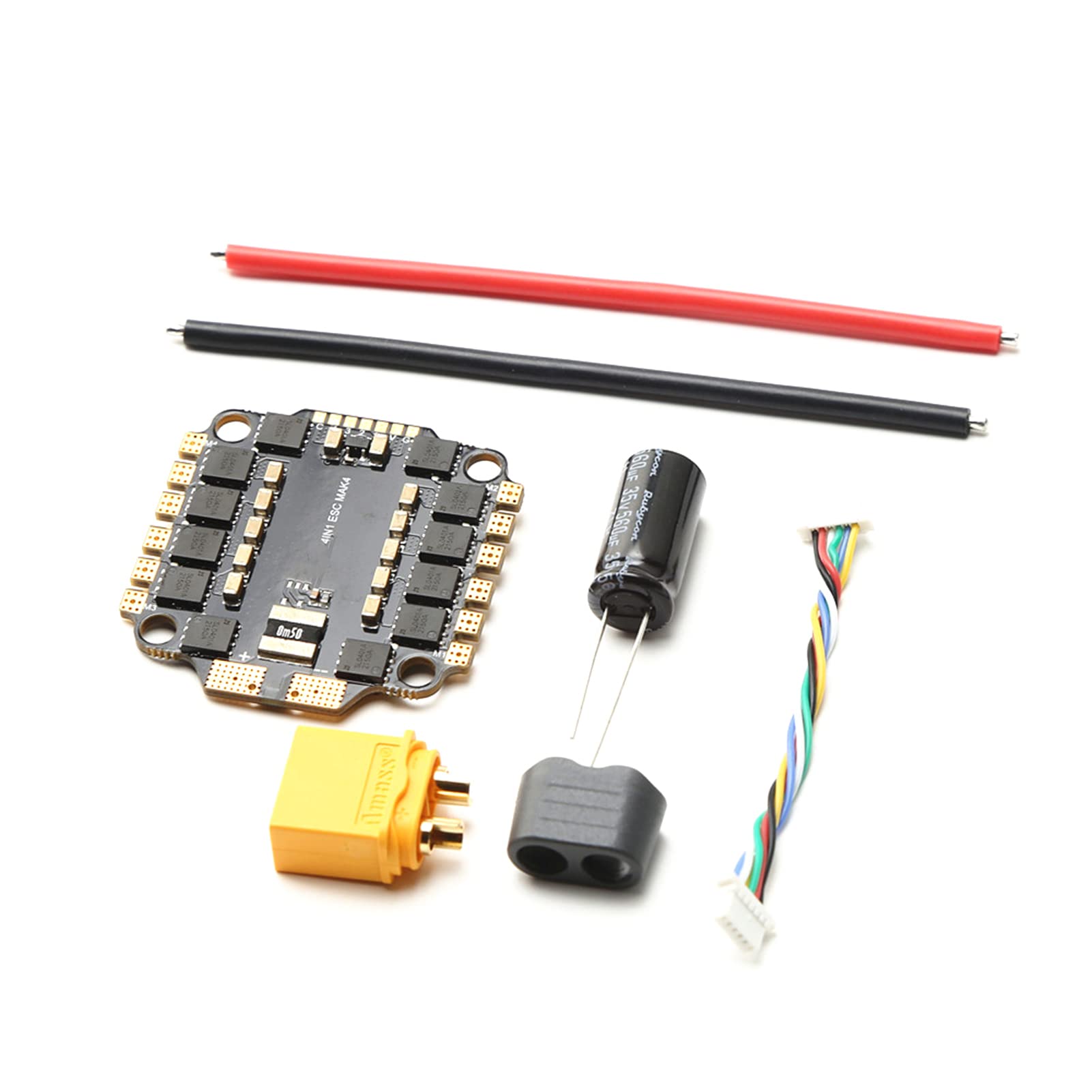 60A Brushless ESC 4in1 Brushless ESC Supporto DShot300-600/Multishot/Oneshot/PMW 30,5 x 30,5 mm per RC FPV Racing Drone
