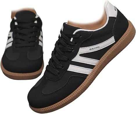 Women s Stylish Round Toe Non-Slip Casual Shoes Round Toe Lace Up Loafers