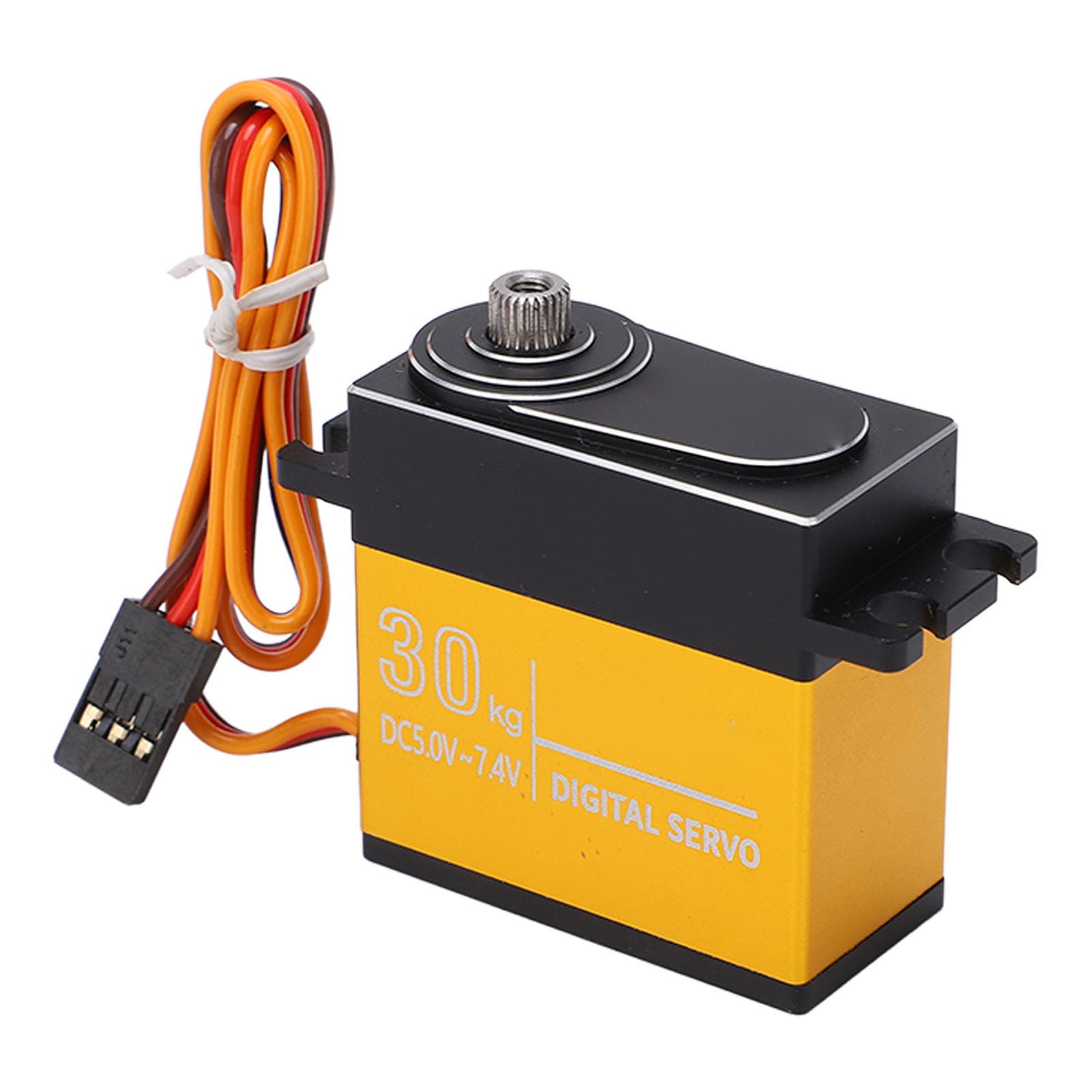 Alomejor Servo Digital 30KG, Engranaje Metálico Impermeable con Brazo 25T