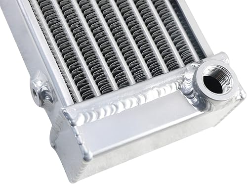 Miniatura 5 de Enfriador de aceite de transmisión para Chevy Silverado 2500 3500 y GMC Sierra 2500 HD 3500 6.6L V8 diésel, enfriador de aceite trans de aluminio