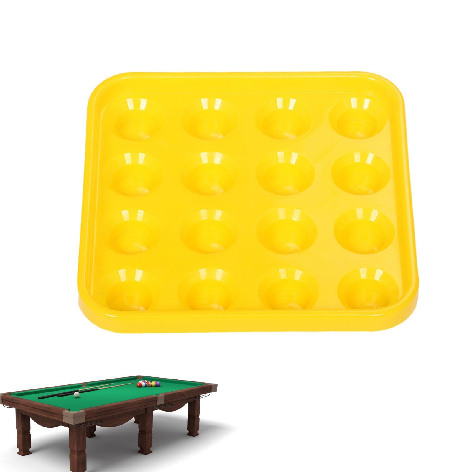 Vassoio per palline da biliardo in ABS 16 palline