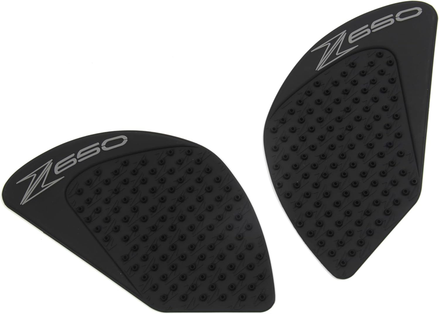Black Gas Fuel tank Side pads Protector Knee Grip Traction Compatible with Kawasaki Z650 2017-2021
