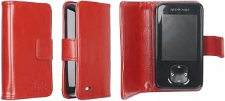 caseroxx Funda Protectora a Prueba de Golpes de Color Rojo para su Smartphone Dexcom G7 / One+, Bookstyle-Case