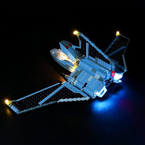Miniatura 7 de Kyglaring Kit de iluminación LED solamente, juego de luces diseñado para Lego Star Wars The Bad Batch Attack Shuttle 75314, kit de construcción, no