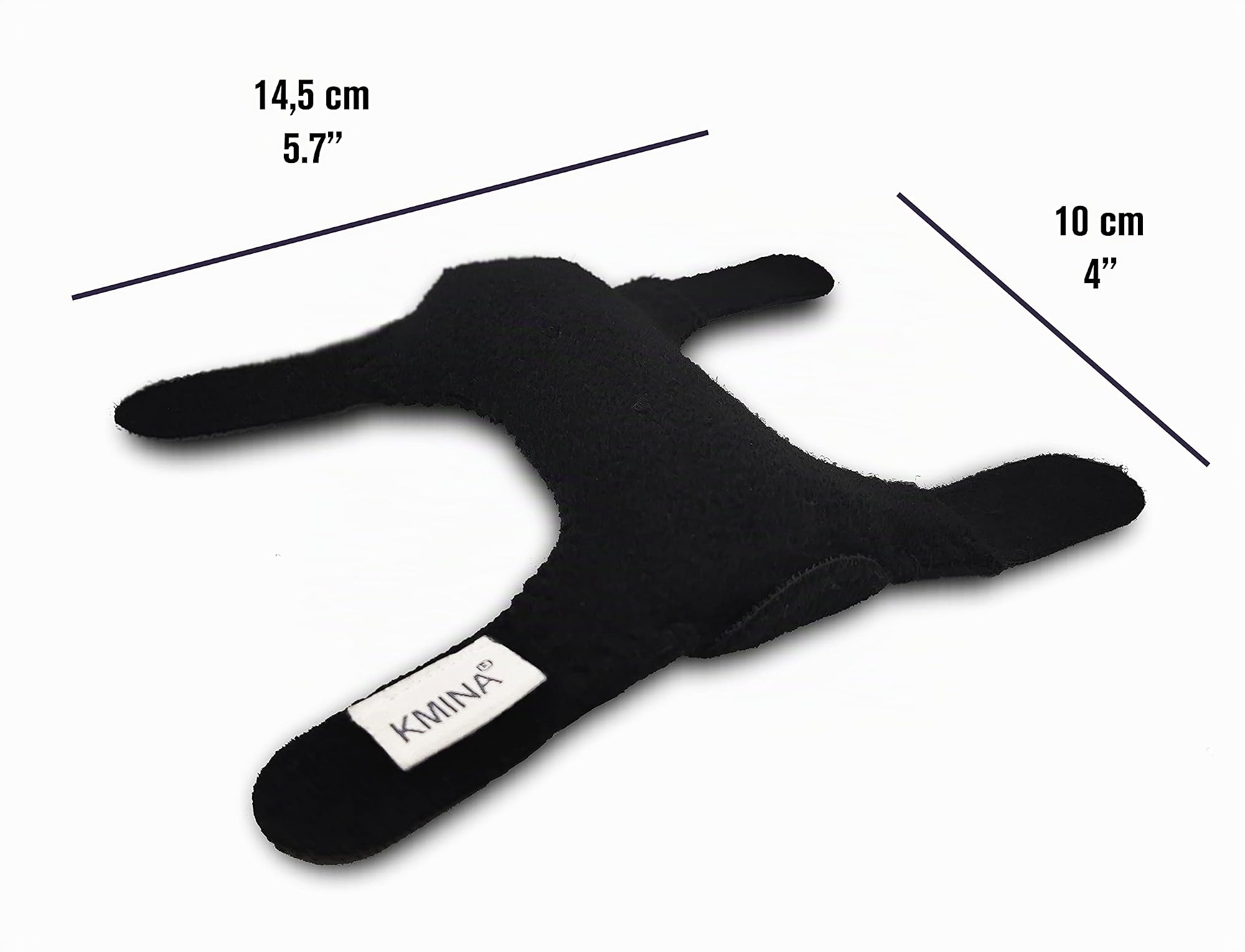 KMINA Manopole Imbottite per Deambulatore e Girello, Neoprene (2 pz) | Cuscinetti Morbidi con Inserto in Silicone, Fissaggio a Strappo, 14,5 x 10 cm, Lavabili, Universali su Carrello e Stampelle