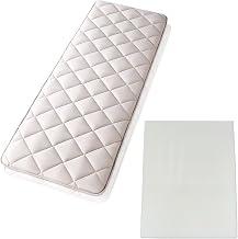 Futon Workshop Floor Sleeping Mat, Cover Set (Ivory), 150, Made in Japan, 29.5 x 76.8 inches (75 x 195 cm)