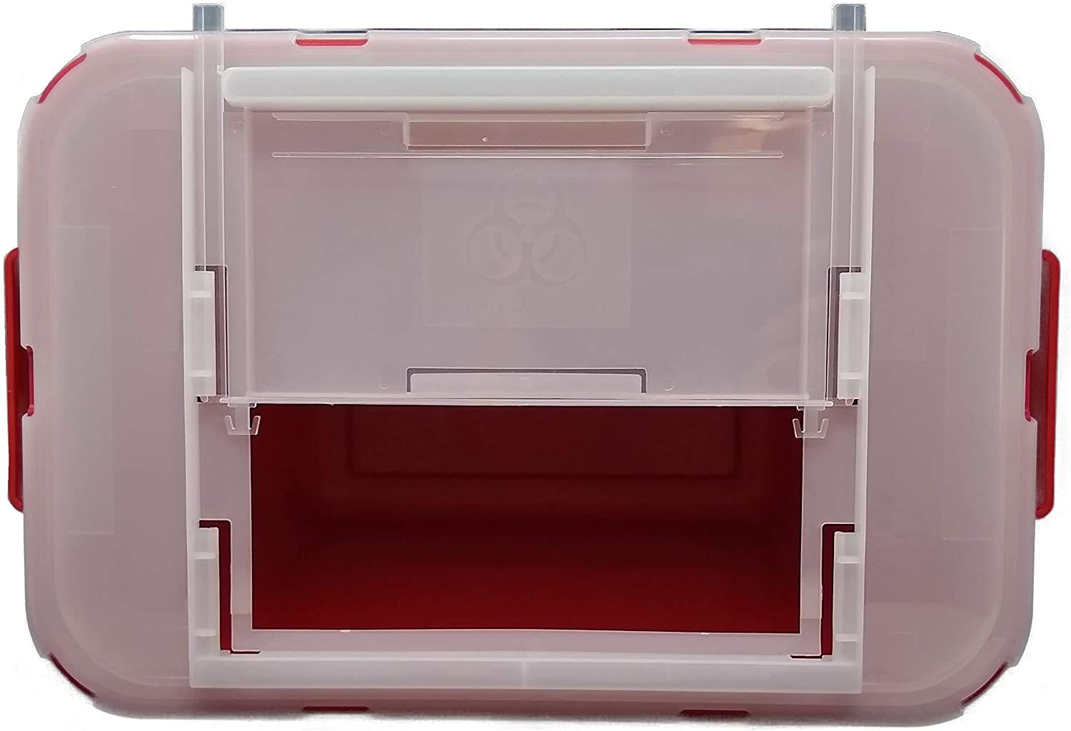 Bulk Sharps Container 2 Gallon - Large - Puncture Resistant for Safe Needle Disposal - Approved for Home and Professional (6 Pack) : Health & Household