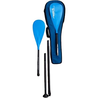 Sport Vibrations 4-Piece SUP Paddle CarbonComp 8'0 Inch Including 2nd Paddle Blade with Kayak Function with Paddle Bag/Bag