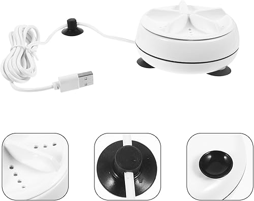 Miniatura 6 de DOITOOL Mini lavadora portátil USB Powered ultrasónico Turbo lavadora para calcetines ropa interior dormitorio de viaje pequeño dispositivo de