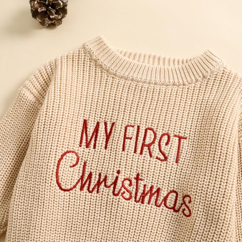 MAYUMMPY Newborn Baby Boy Girl Christmas Sweater Long Sleeve Pullover Warm Knitted Sweatshirt Fall Winter Clothes4