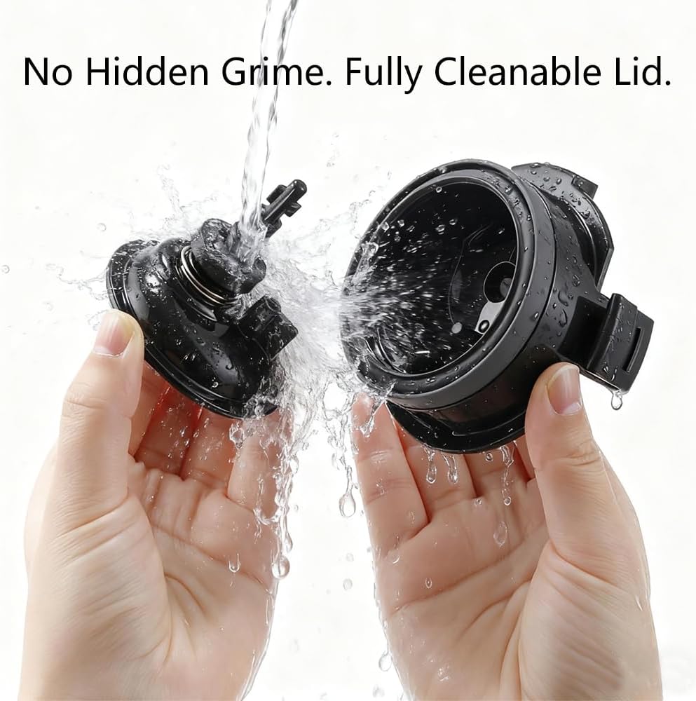 Tiken 68 Oz OpenClean Thermal Coffee Carafe, Stainless Steel Insulated Vacuum Coffee Carafes For Keeping Hot, 2 Liter Beverage Dispenser (Silver) - Image 4