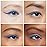 evpct 1Pcs Light Blue Gel Eyeliner Pencil Eye Black Face Paint Stick Makeup Set Waterproof Matte Cream Crayon Eyeliner Pencil Set Cat Eye Liners Eyeshadow Guide delineador de ojos contra el agua