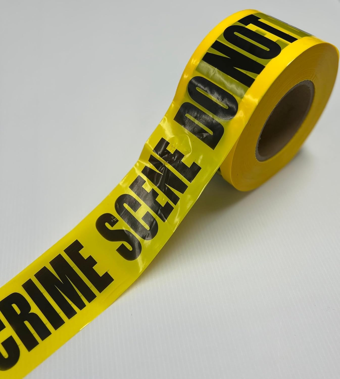 3 inch x 1000 feet Yellow Barricade Tape - Crime Scene Do Not Cross - 2MIL durable material , High Visibility, Weather Proof, Tear Resistant - Perfect