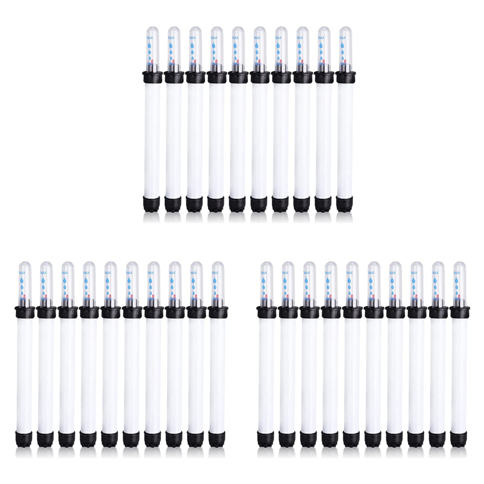 Jnchdghwa White Pack Of 30 Soil Moisture Meter, 20 Cm Plant Water Level Indicator, Water Level Indicator, Soil Moisture Meter, Sensor
