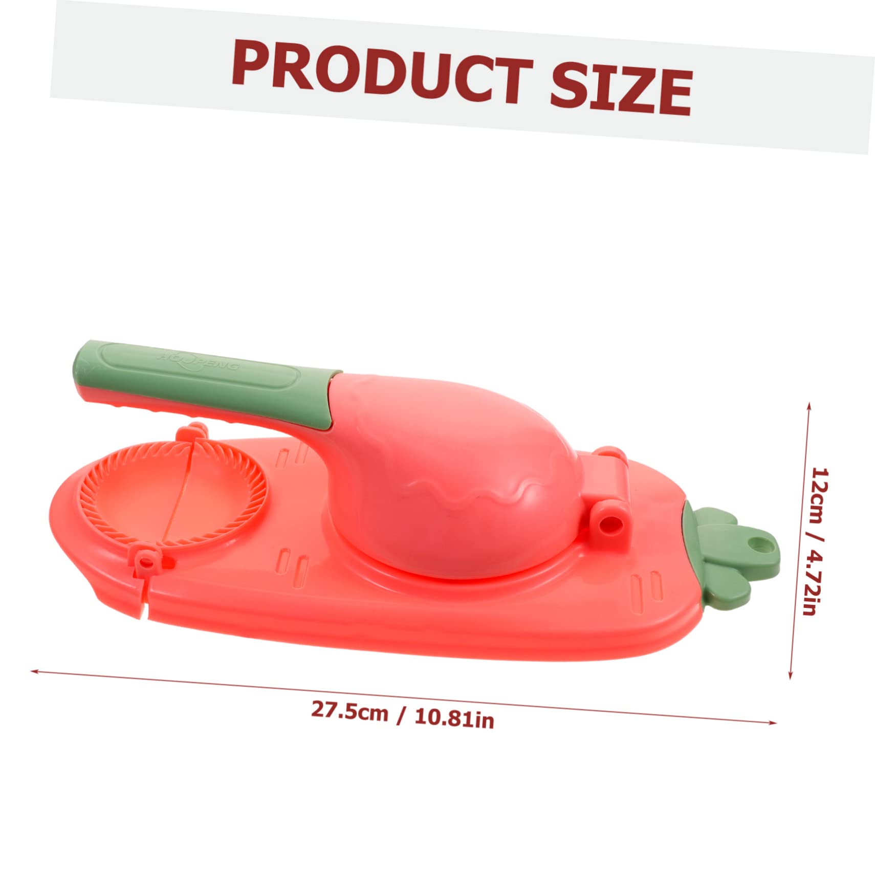 KICHOUSE Manual Dumpling Press Machine Handheld Dough Presser Tool Easy to Clean Perfect for Making Wraps