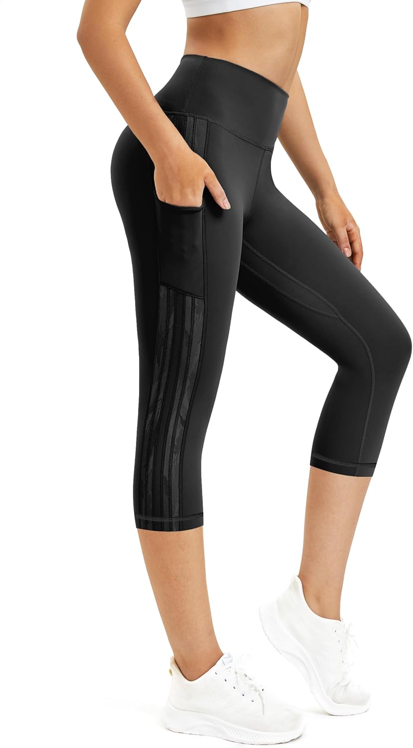 Neonysweets Women's Workout Leggings Phone Pocket Running Yoga Pants - Image 3
