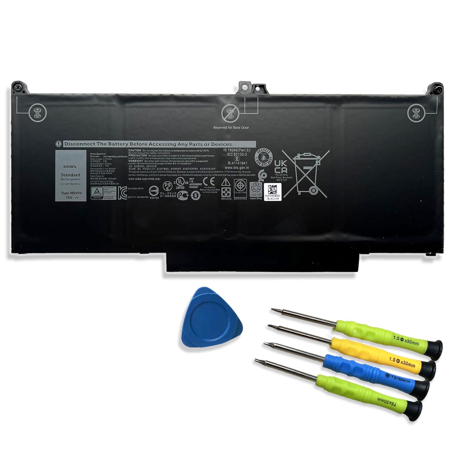 【バッテリー98%】DELL LATITUDE 5310 16GBi5 10世代 Dell デル Latitude 5300 5310 7300 7400 交換用内蔵バッテリー