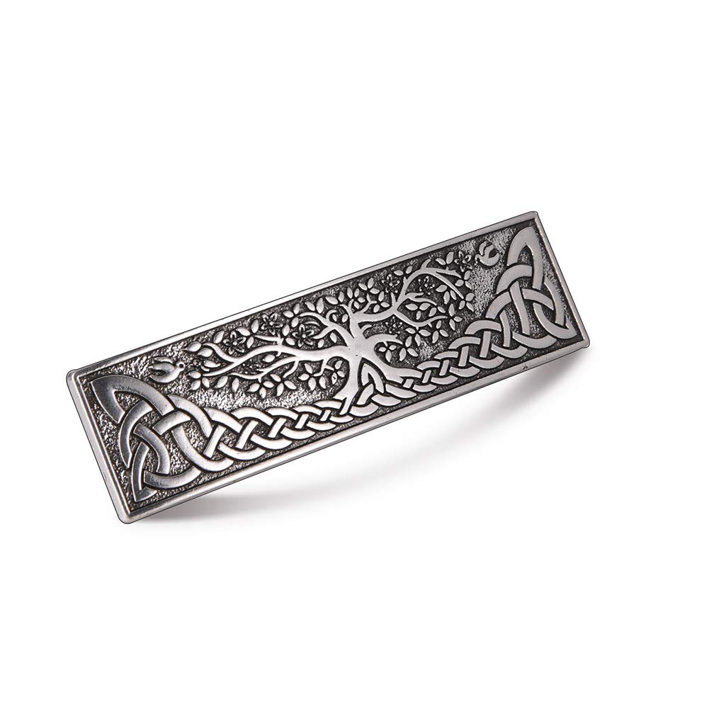 Amaxer Vintage Viking Barrettes for Women Girls Celtic Ancient Nordic Odin's Raven Hair Clips for Thick Thin Hair Vintage French Hair Clips Hair Styling Accessories (Silver-Crane) : Beauty & Personal Care