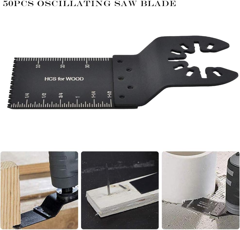 Suреr Sаlе 🛒 MOKENEYE 50PCS Wood Oscillating Multitool Saw Blades Universal Quick Release Saw Blades for Fein Porter Cable Black & Decker Bosch Craftsman Ridgid Ryobi Makita Milwaukee Dewalt Rockwell Lіmіtеd Dіѕсоunt MOKENEYE 50PCS Wood Oscillating Multitool Saw Blades Universal Quick Release Saw Blades for Fein Porter Cable Black & Decker Bosch Craftsman Ridgid Ryobi Makita Milwaukee Dewalt Rockwell