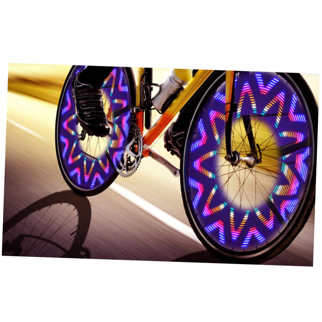 BESPORTBLE 3 Pz Decorazione di Guida Notturna in Bicicletta Accessorio per Ruota di Bicicletta Accessori per Ciclismo lampade LED lumini LED parlò Leggero Luce della Ruota a LED portato Raggi