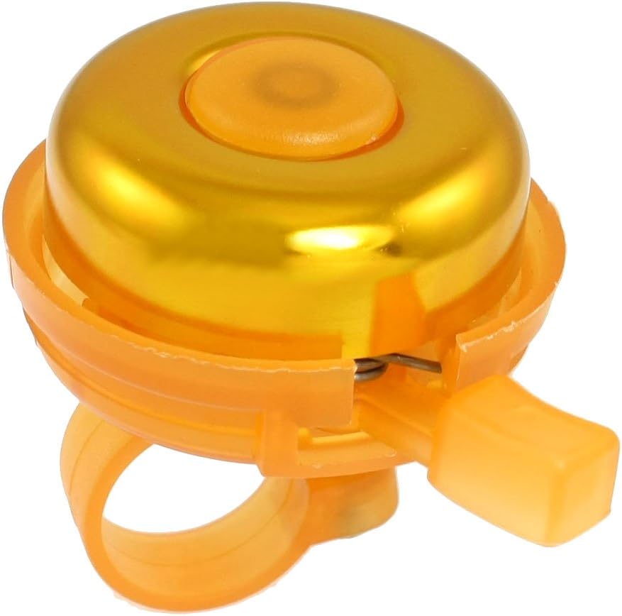 Orange Plastic Housing 20mm Dia Handlebar Bike Alarm Sound Bell
