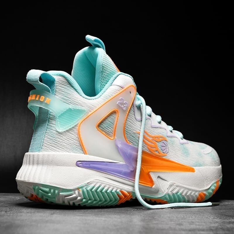 Buty Do Koszykówki Unisex Niskie Modne Dwukolorowe Trening