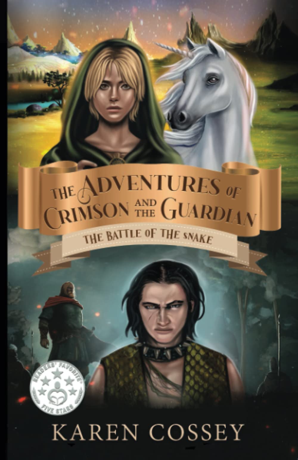 The Battle of the Snake: Fantasy Adventure with Mythical Creatures (unicorns, dragons, monsters etc) (The Adventures of Crimson and the Guardian)
