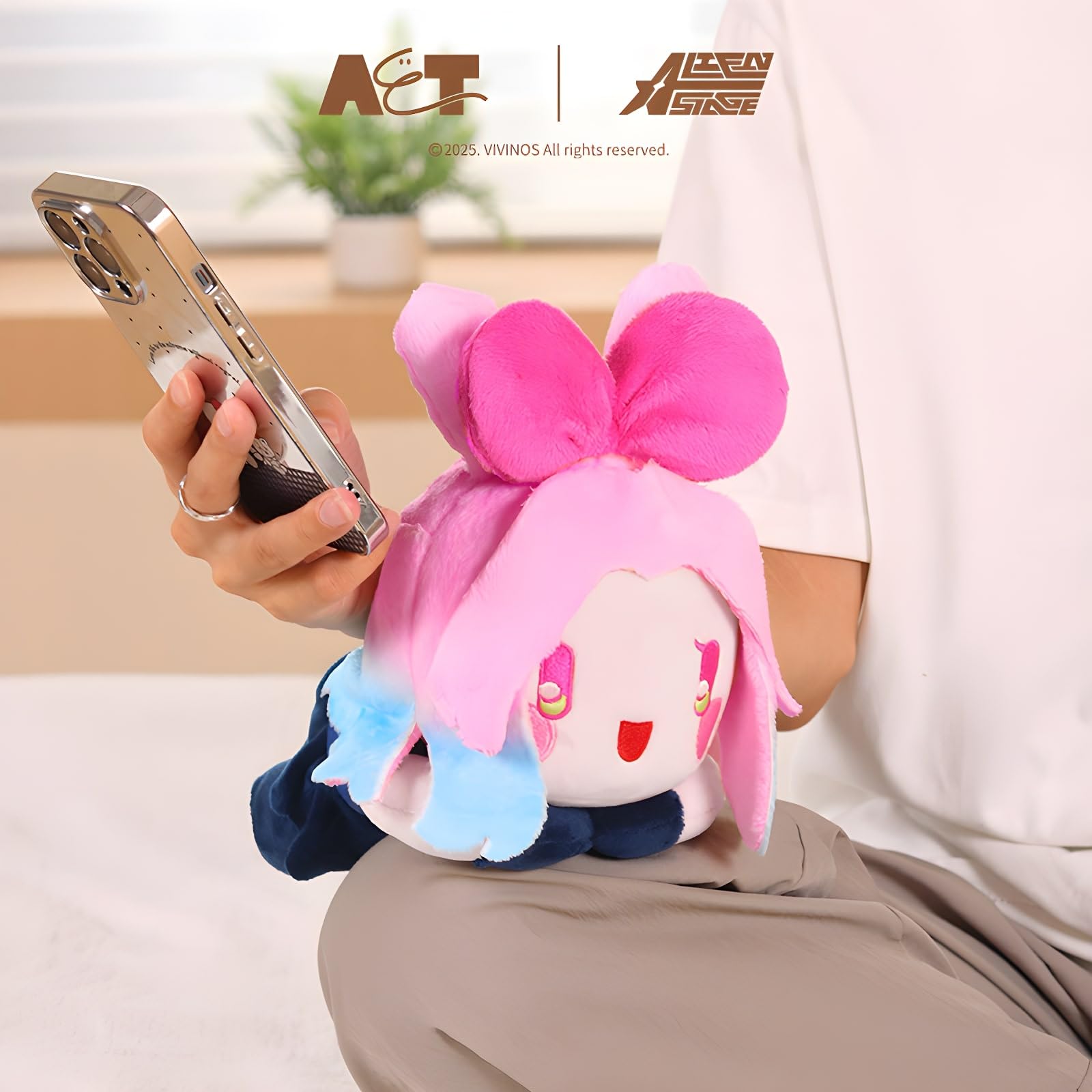 YJacuing Alien Stage Bunny Series Figurine en peluche de 20,3 cm, sous licence officielle ALNST (Mizi)