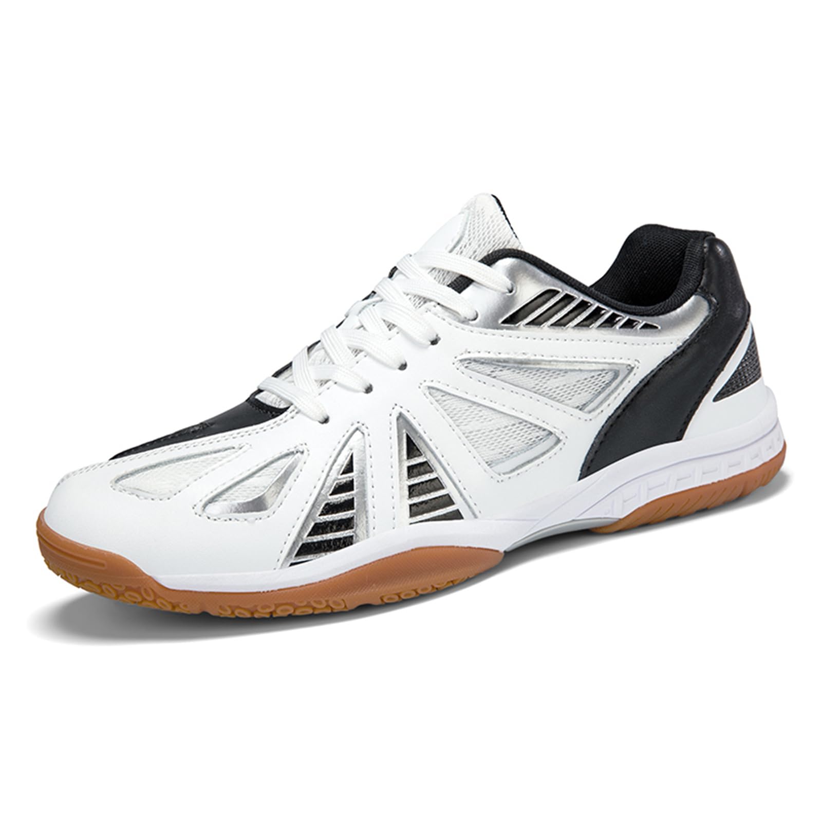 JiuQing Buty do badmintona Męskie Damskie Lekkie Buty do siatkówki Pickleball Antypoślizgowe Trampki do tenisa stołowego Squash