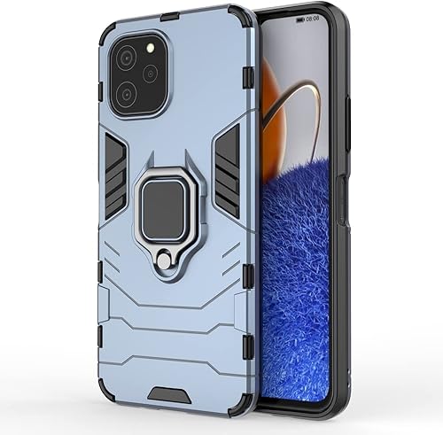 Vista 34 de Funda para Samsung Galaxy A04 4G, Cubierta De Cáscara De Soporte Para SM-A045F/DS SM-A045M/DS SM-A045F SM-A045M - Azul