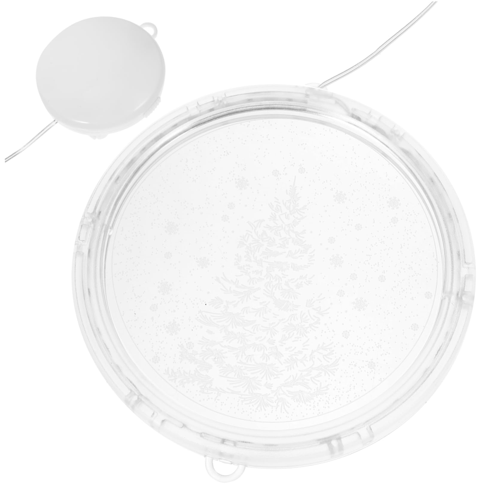 KICHOUSE Hollow Christmas Tree Decorations Led Suction Cup Lights for Windows Holiday Party Decorations