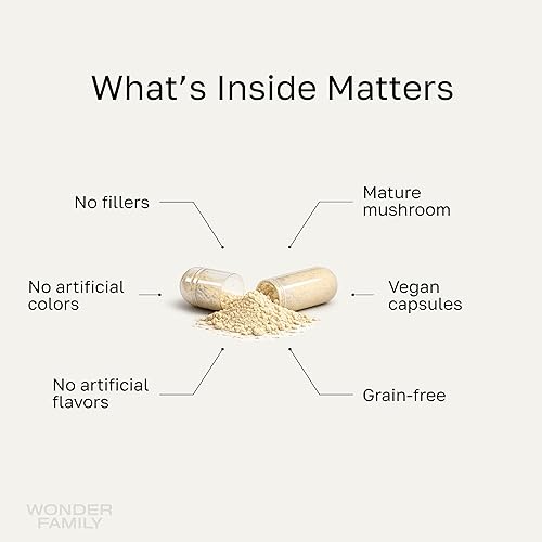 Miniatura 4 de Cápsulas de suplemento de melena de león 1000 mg - Suplemento de apoyo cerebral nootrópicos con Alpha GPC - Complejo orgánico de hongos