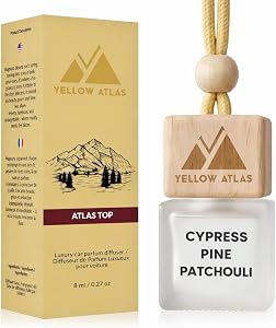Atlas Top - Unisex - Car Air Freshener - Nature-Inspired Hanging Luxury Car Perfume Difusser - Lasting Aroma - Infused With Natural Essential and Fragrance Oils - Premium deodorizer