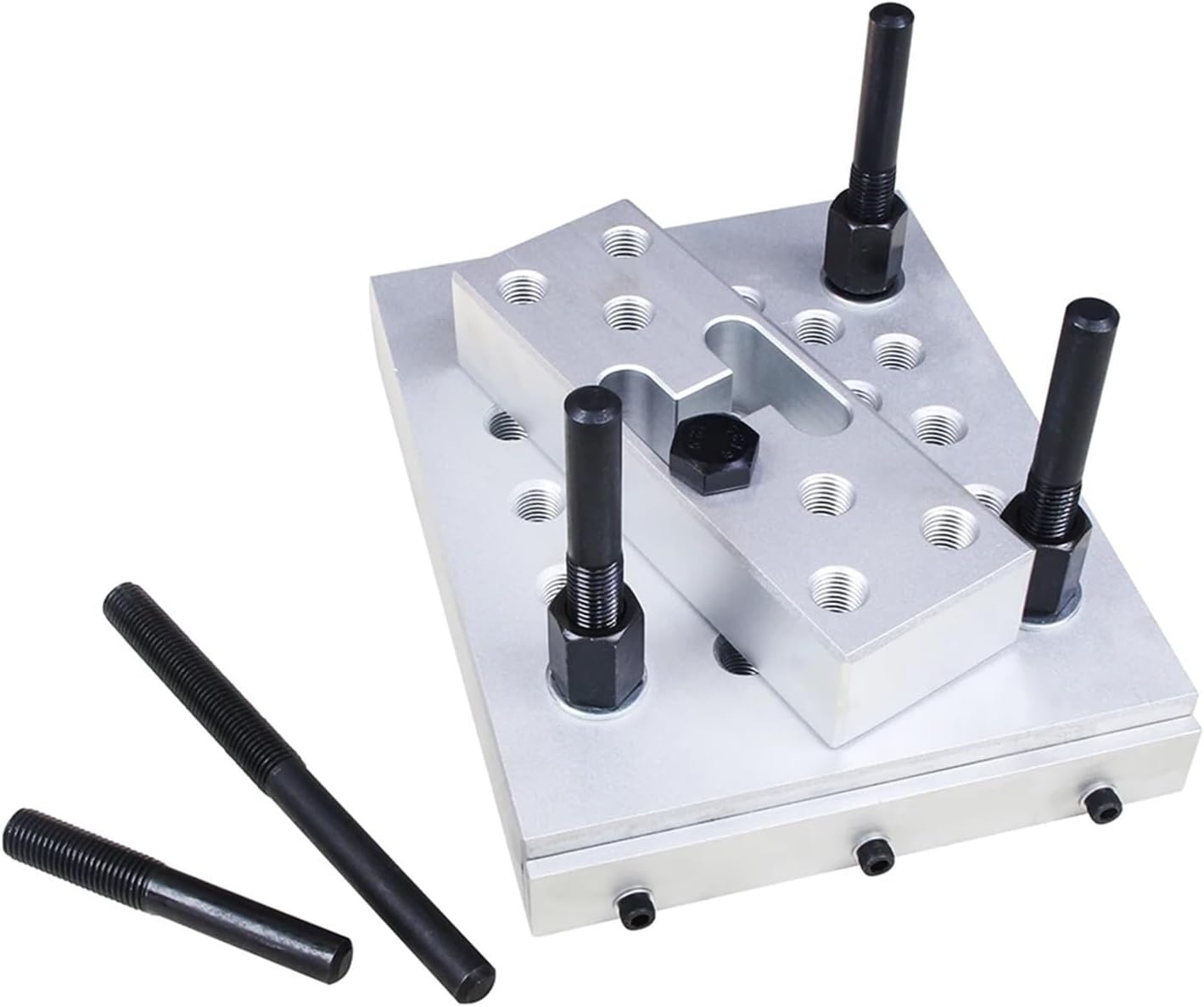 Universal Drill Press Support Block Plate Tool Set Kit, 30 Ton – Bearing And Bushing Repair Removal Installation
