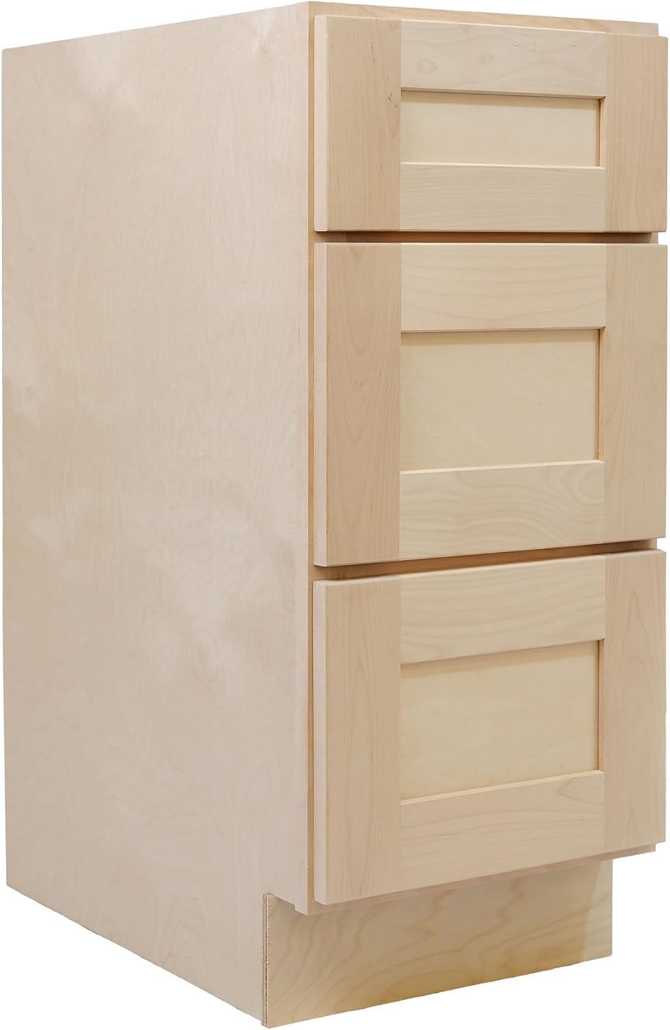 Design House Kitchen Base Cabinet, 15", Unfinished Birch | Adjustable Shelves, Floor Mount, Contemporary, Birch, Kitchen, 561456-NAT