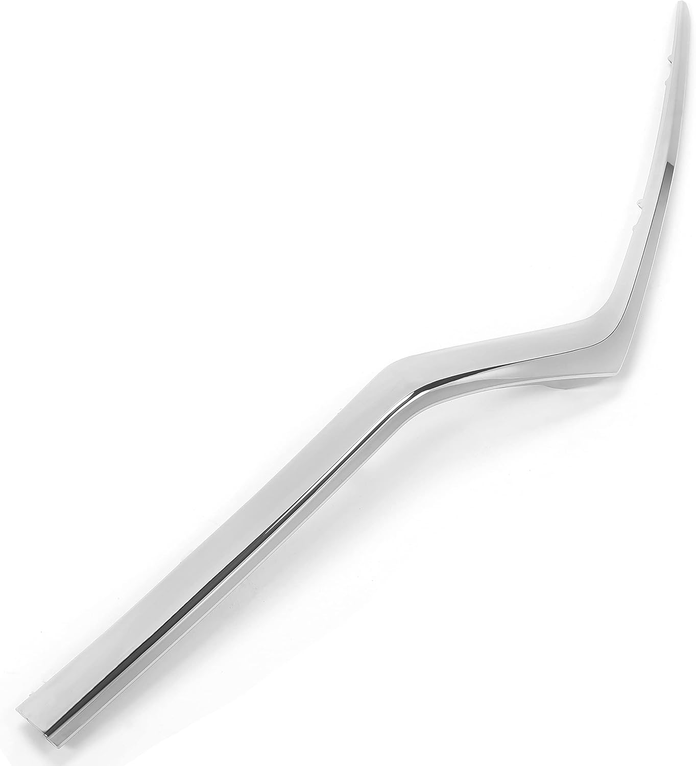 ALMULOO Left Headlight Molding Compatible with 2017-2019 Honda CR-V Replacement for 71173TLAA00 HO1212121 Head Lamp Cover Trim Plastic(ABS) Chrome Silvery Driver Side