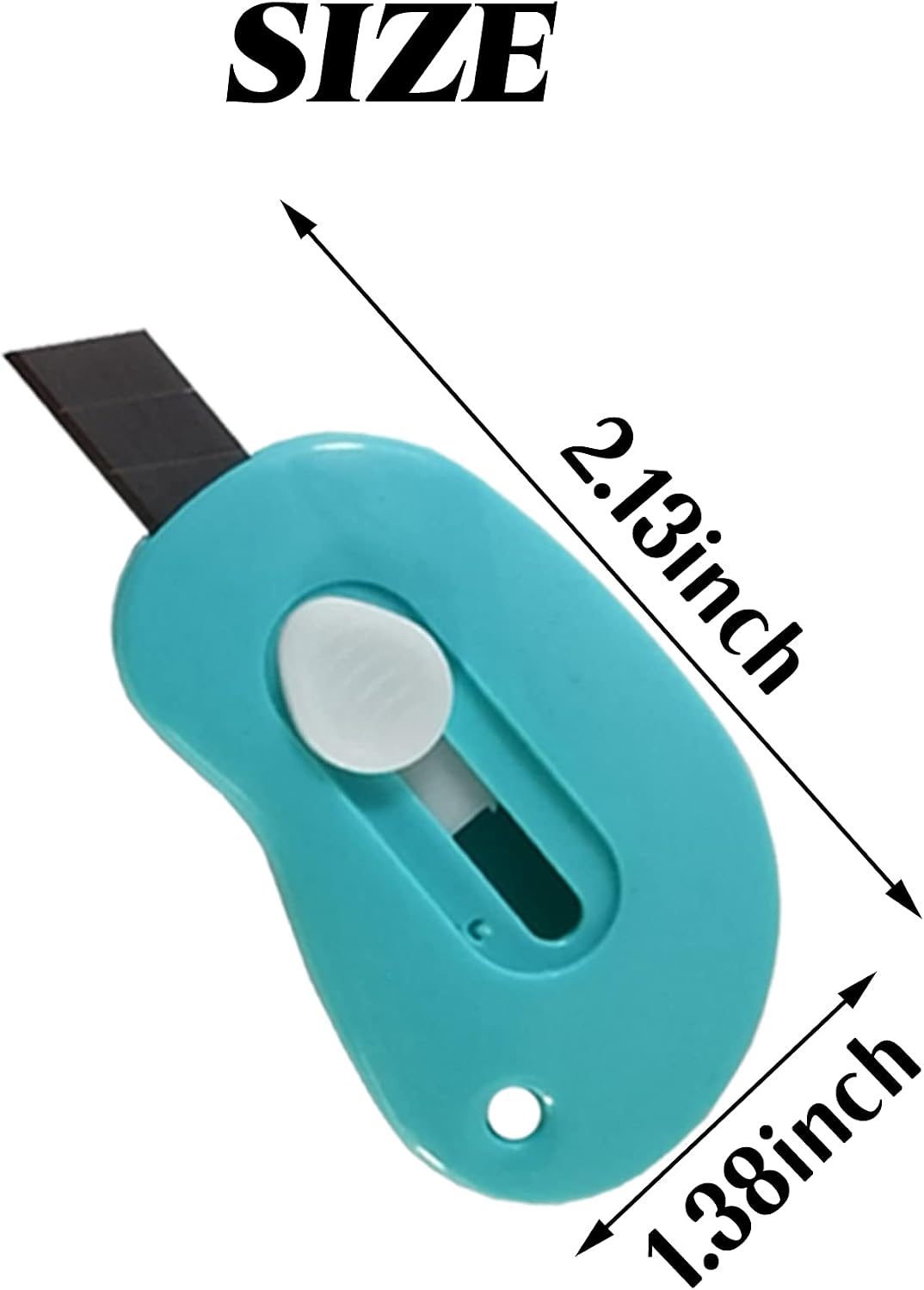 YOOHUA 25PCS Mini Retractable Utility Knife Box Cutter Letter Opener, Random Color (Pack of 3) image 2
